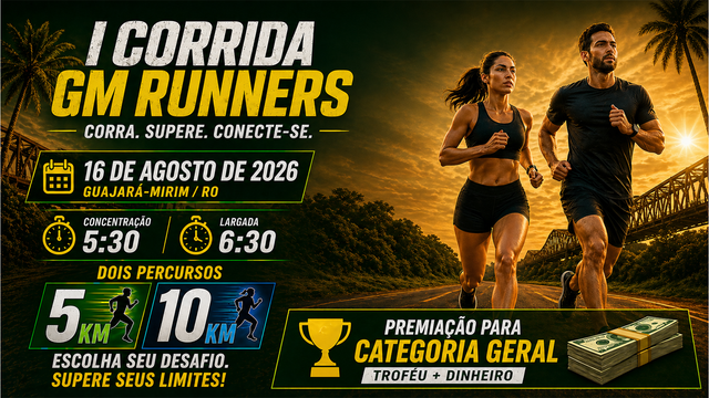 I CORRIDA DE RUA GM RUNNERS